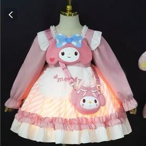 Adorable Pink My Melody Kids Costume